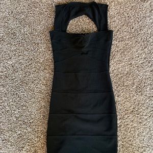 Black boohoo Bodycon dress